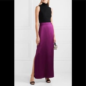 New J.Crew Collection Amelia Silk Maxi Skirt in Iris, Size 6